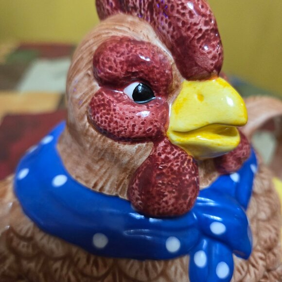 ROOSTER TEAPOT 7.50" TALL BY JAY MADE IN CHINA - Picture 8 of 8